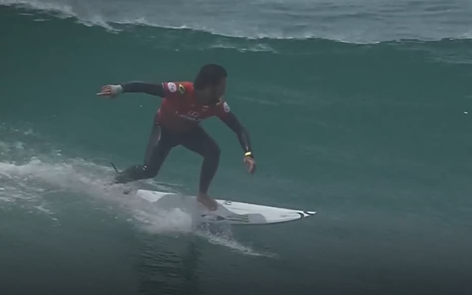 Filipe Toledo cai nas oitavas em Trestles (foto: reprodução WSL)