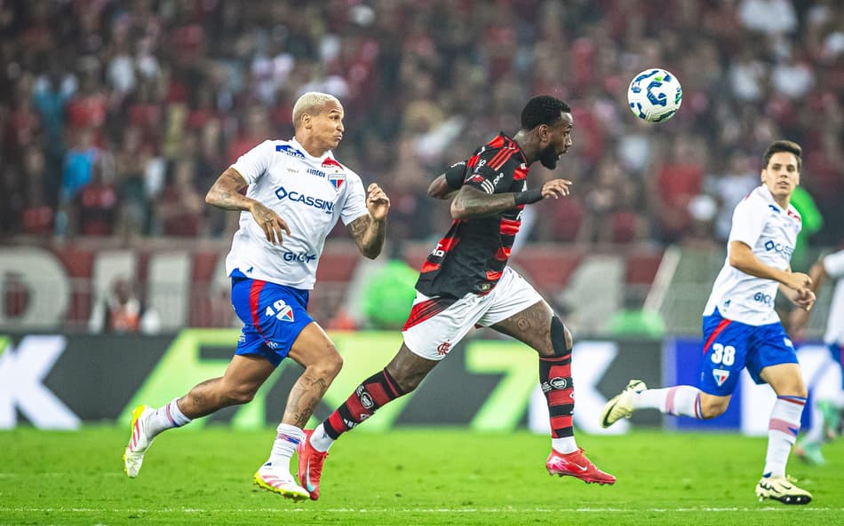 Partida entre Flamengo e Fortaleza, pelo Brasileirão (Foto: Baggio Rodrigues/Fortaleza EC)