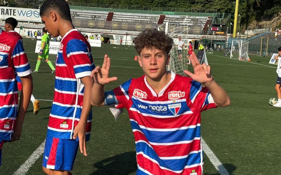 Sub-13 do Fortaleza está na Internacional Cup San Barnaba Marino (Foto: reprodução/Fortaleza EC)