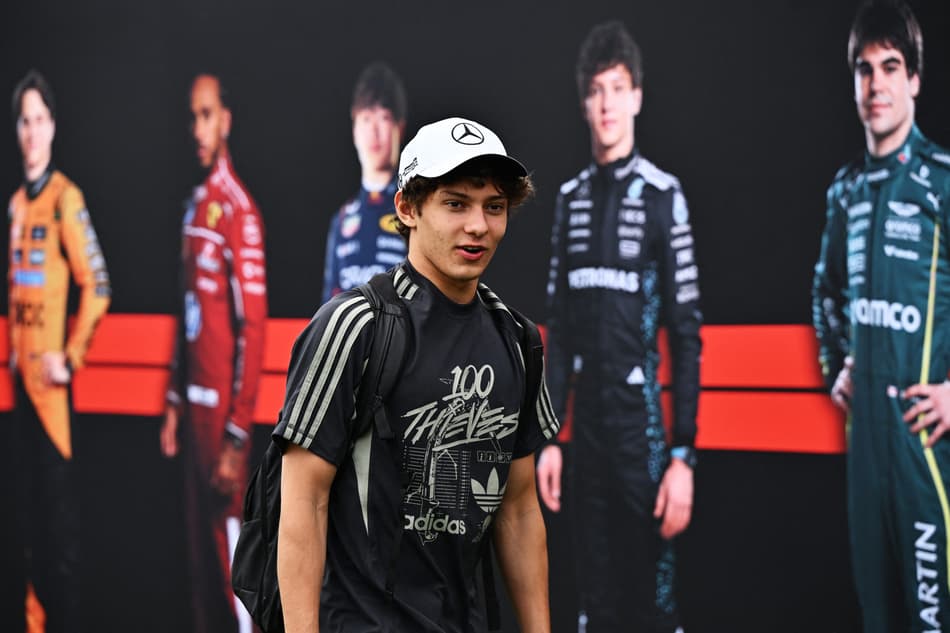 O italiano Andrea Kimi Antonelli, da Mercedes (foto: Minas Panagiotakis / GETTY IMAGES NORTH AMERICA / Getty Images via AFP)