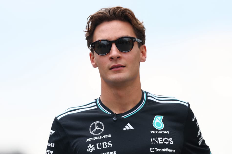 O britânico George Russell, da Mercedes (foto: CLIVE ROSE / GETTY IMAGES NORTH AMERICA / Getty Images via AFP)