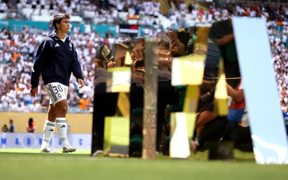 Gonzalo García entra em campo pelo Real Madrid no Mundial de Clubes