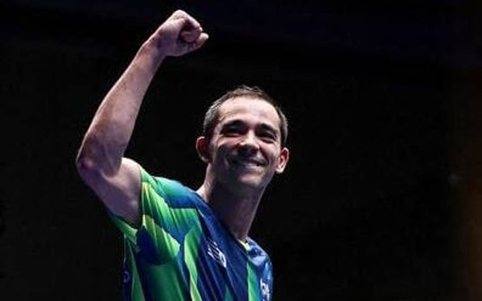 Hugo Calderano bicampeão do WTT da Eslovênia (foto: WTT)