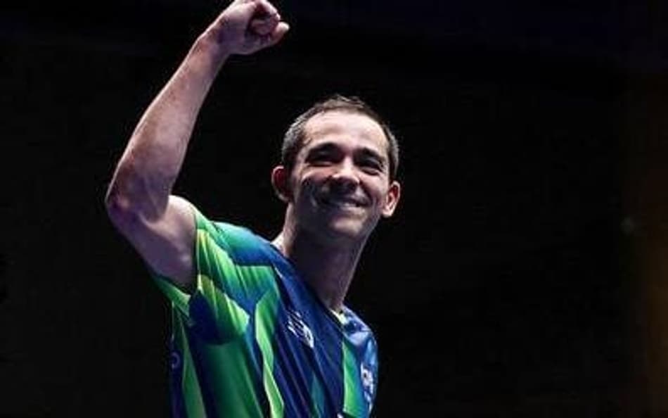 Hugo Calderano bicampeão do WTT da Eslovênia (foto: WTT)