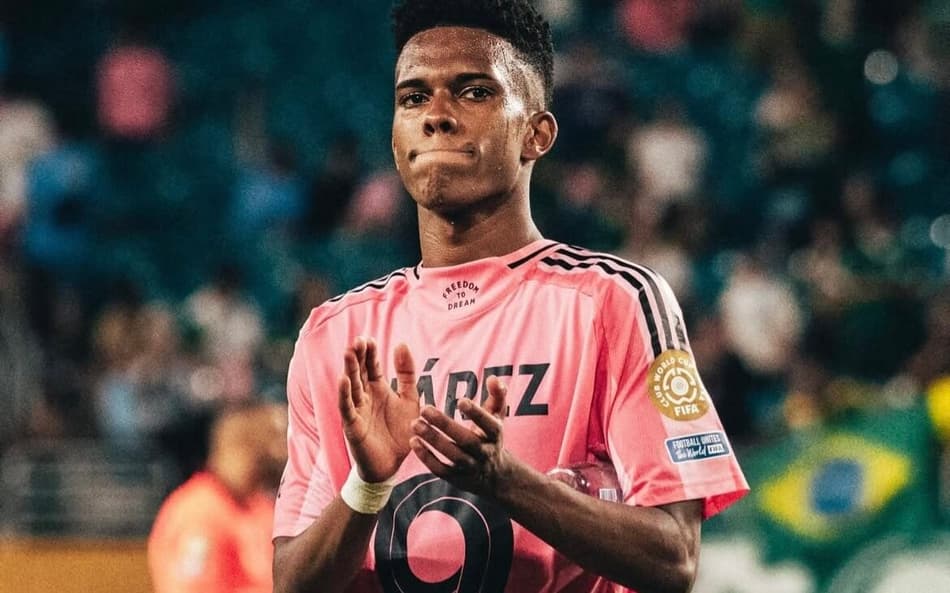Estêvão, atacante do Palmeiras