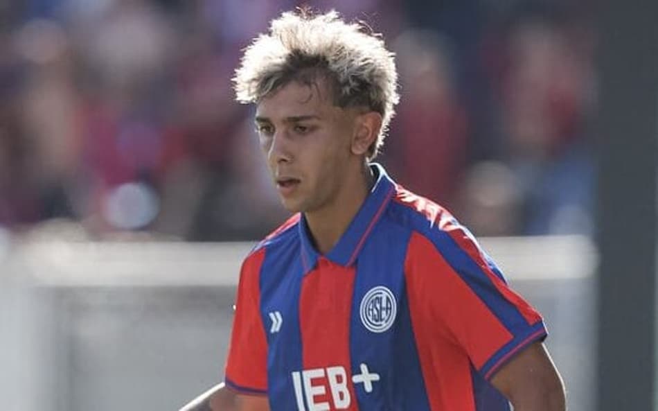 Elián Irala, volante do San Lorenzo. Foto: Divulgação/CASL