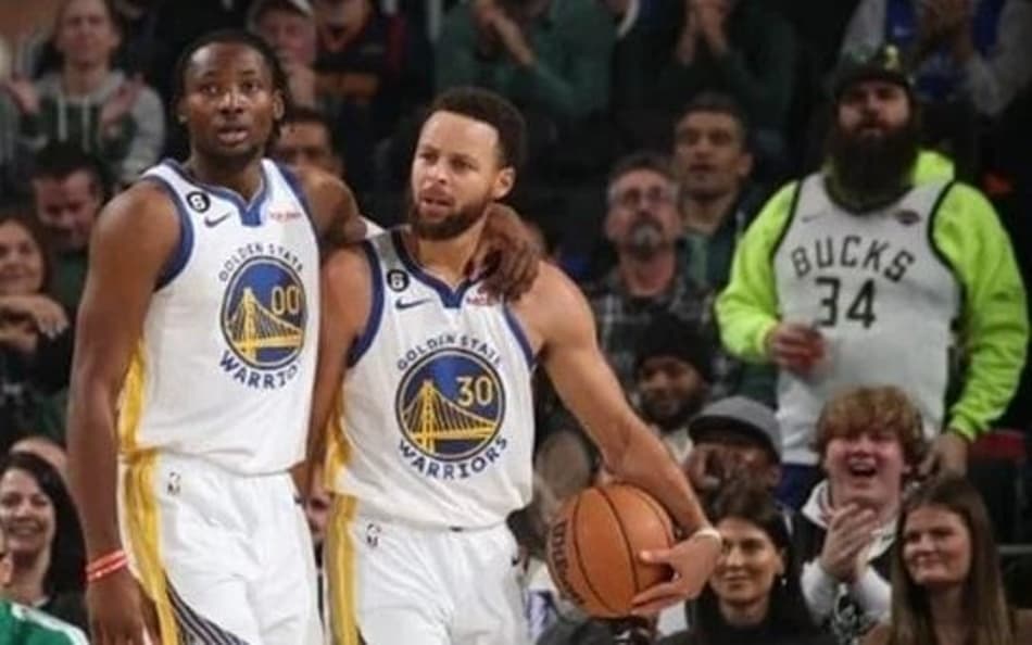 Jonathan Kuminga Stephen Curry