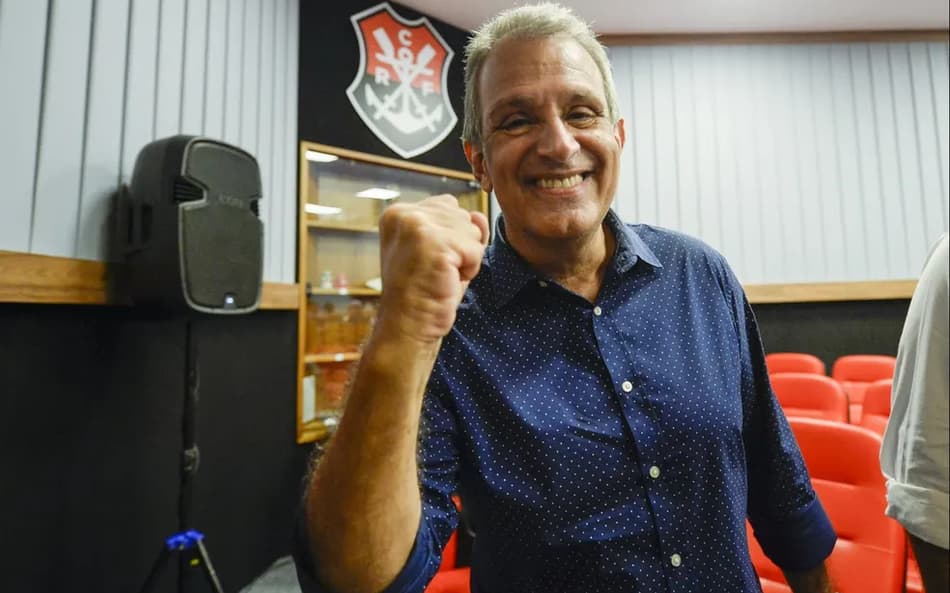 Luiz Eduardo Baptista, o BAP, presidente do Flamengo (Foto: Marcelo Cortes/CRF)