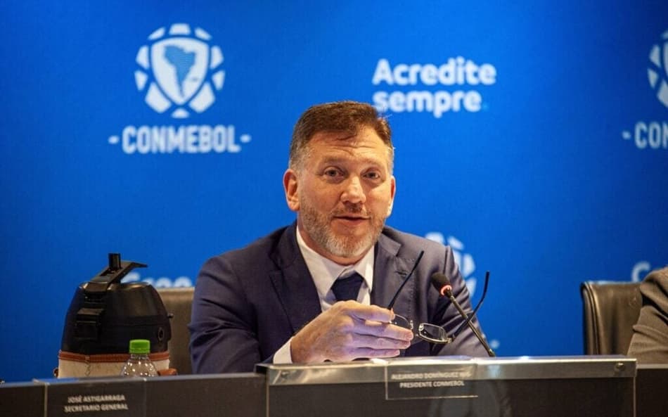 Alejandro Domínguez, o presidente da Conmebol (Foto: Conmebol/Divulgação)