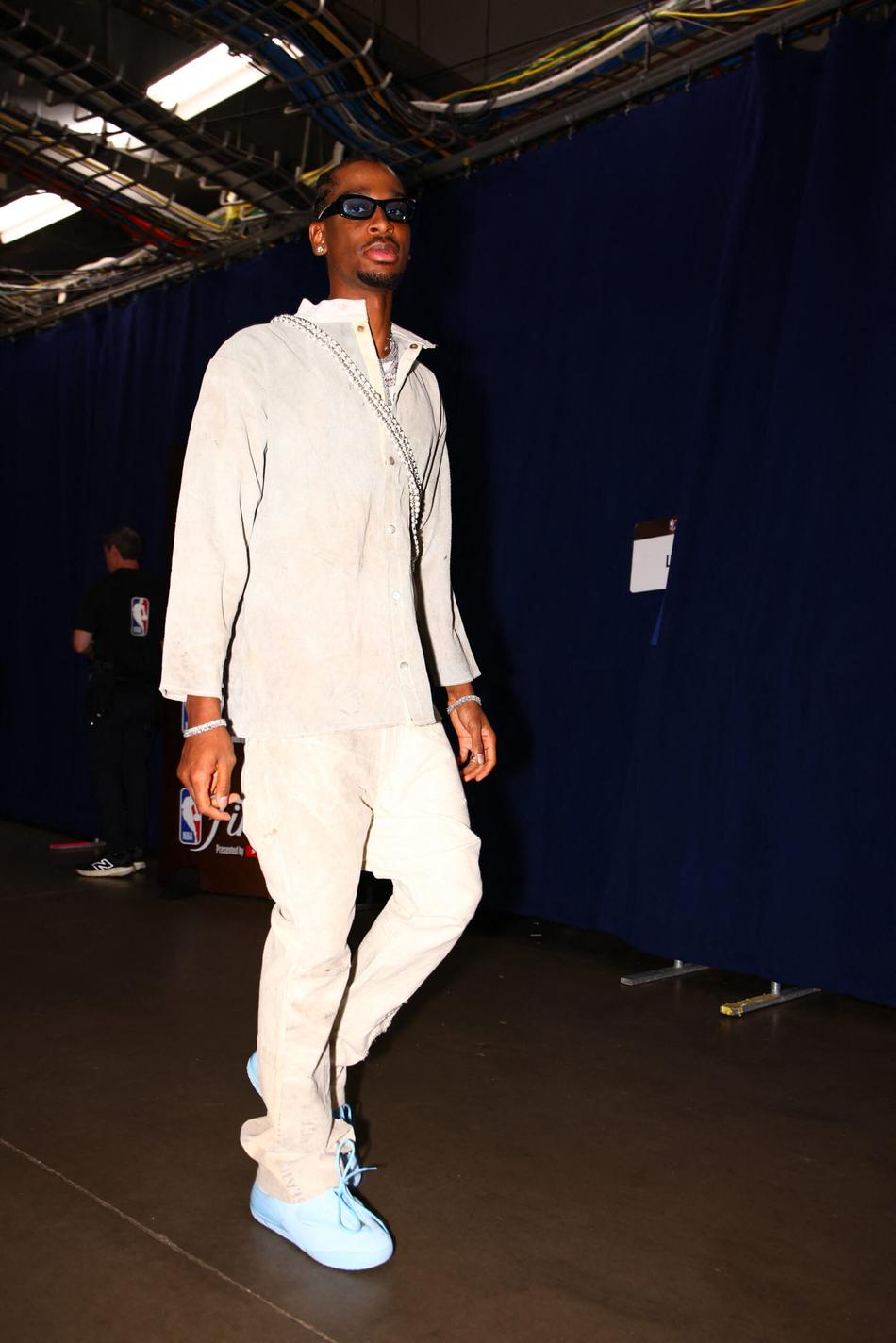 Shai Gilgeous-Alexander, do Oklahoma City Thunder (foto: Zach Beeker / NBAE / Getty Images / Getty Images via AFP)