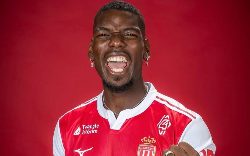 Pogba em sua apresentação no Monaco (Foto: Reprodução/ Redes Sociais)