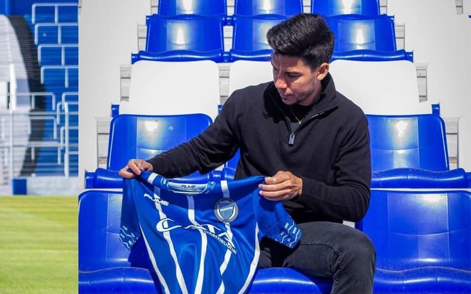 Pol Fernández é o novo reforço do Godoy Cruz (Foto: reprodução/Godoy Cruz)