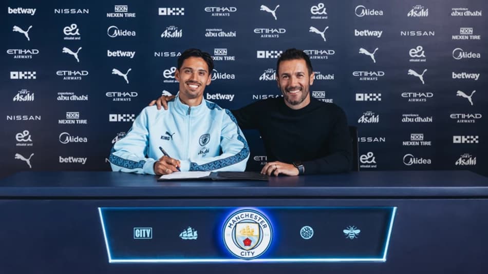 Reijnders foi anunciado como contratação do Manchester City para o Mundial de Clubes (Foto: Divulgação/Manchester City)