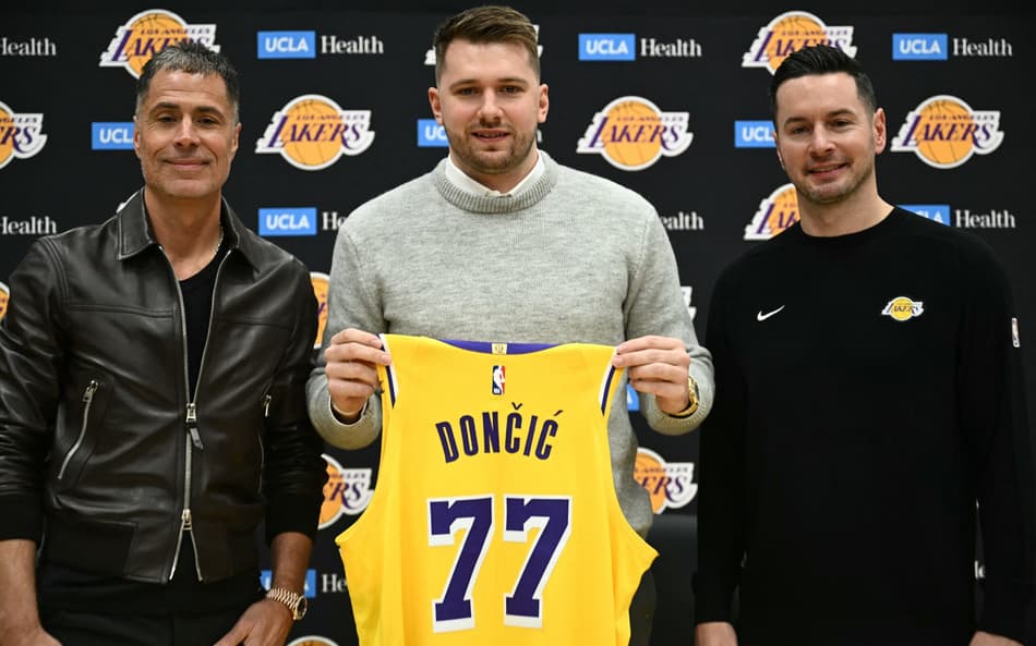 Rob Pelinka - Luka Doncic - JJ Redick - Los Angeles Lakers - NBA