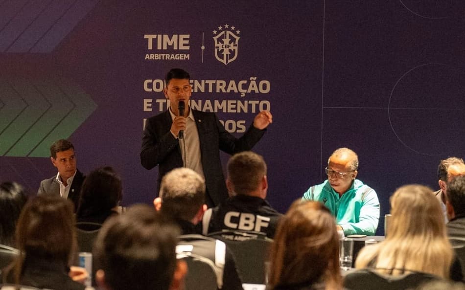 Rodrigo Cintra, coordenador-geral da Comissão de Arbitragem (foto: Lesley Ribeiro/CBF)