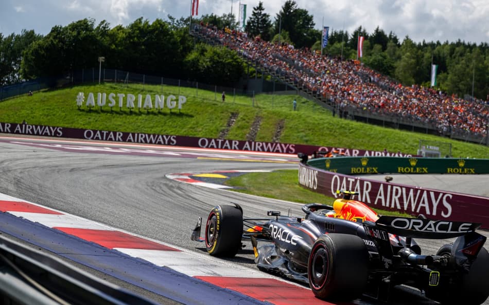 Sergio Perez of Oracle Red Bull Racing seen during the FIA Formula1 World Championship seen at the Red Bull Ring in Spielberg, Austria on June 30, 2024. // Joerg Mitter / Red Bull Ring // SI202406300787 // Usage for editorial use only //