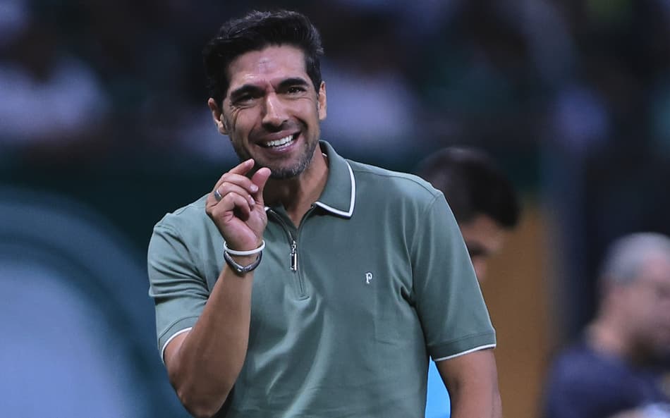 Técnico do Palmeiras, Abel Ferreira, no jogo contra o Criciuma