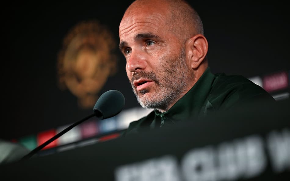 Técnico do Chelsea, Enzo Maresca durante coletiva no Mundial de Clubes