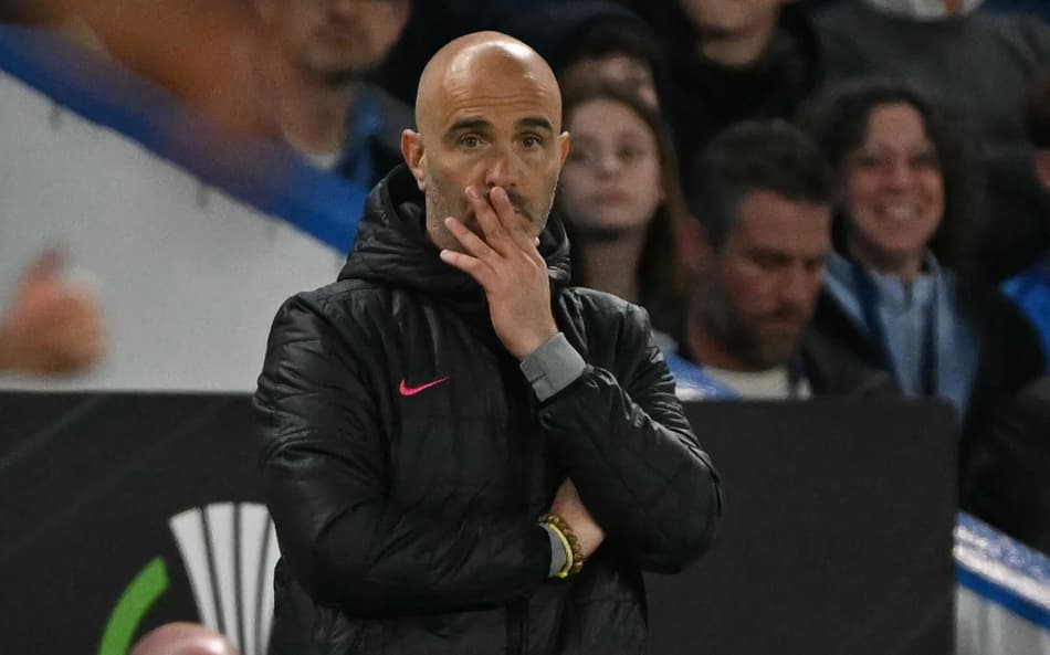 Técnico do Chelsea, Maresca comentou (Foto: Glyn Kirk/AFP)