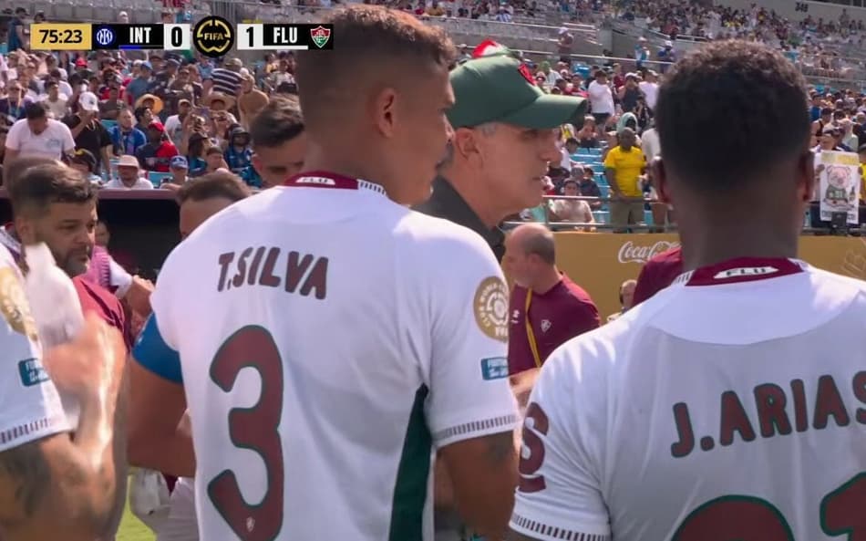 Thiago Silva em Inter de Milão x Fluminense