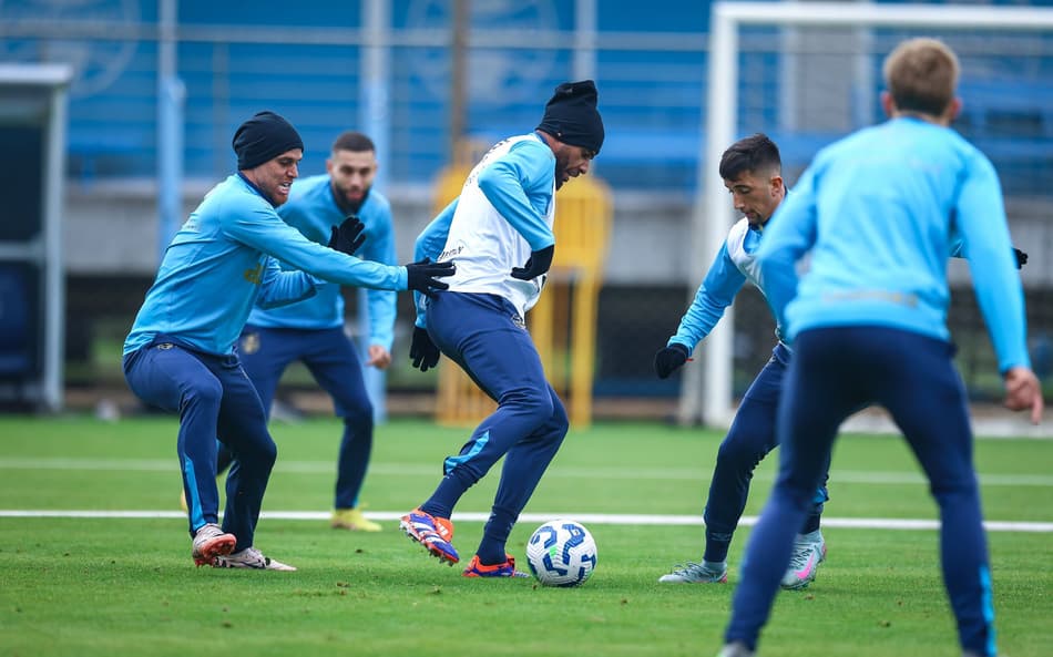 Treinamento do Grêmio no CT Luiz Carvalho. (Foto: Lucas Uebel/Grêmio FBPA)
