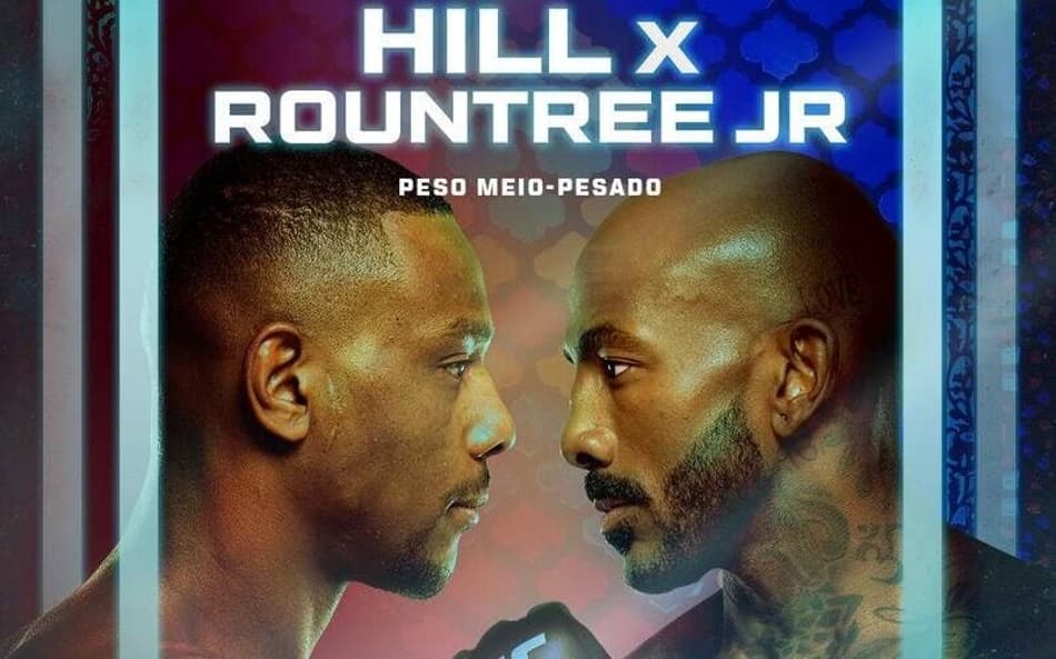 UFC Azerbaijão: Jamahal Hill x Khalil Rountree Jr (cartaz oficial UFC)