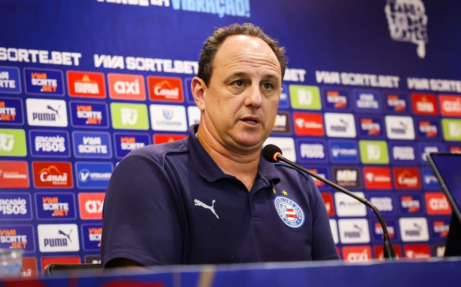 Rogério Ceni em entrevista coletiva após vitória contra o Náutico (Foto: Letícia Martins / EC Bahia)