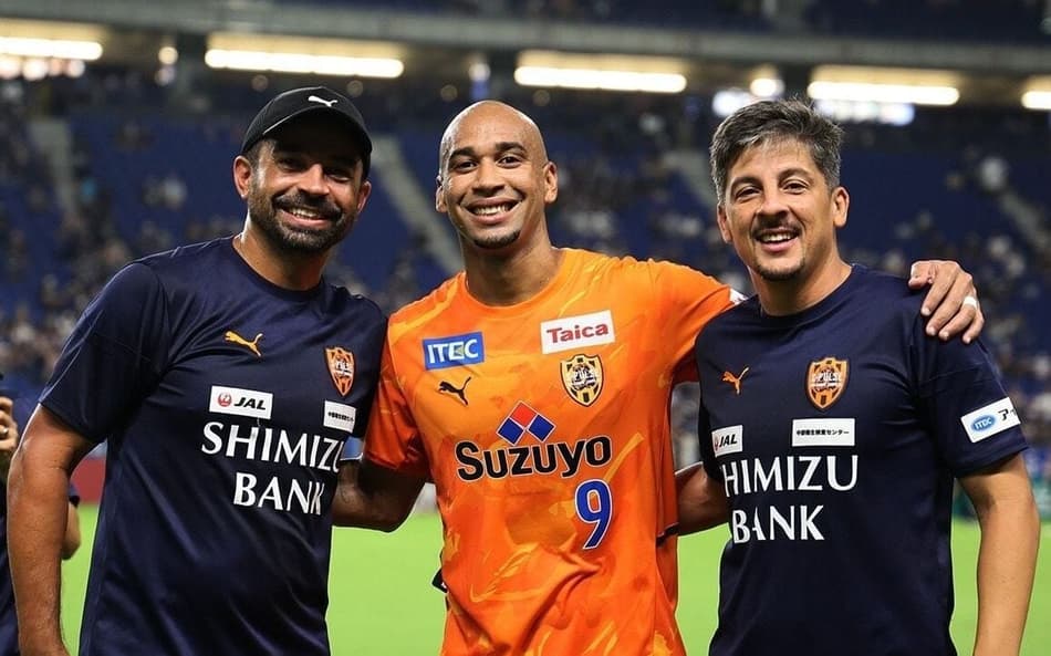 Cleber dos Santos com Thiago Santana (Foto: Arquivo Pessoal)