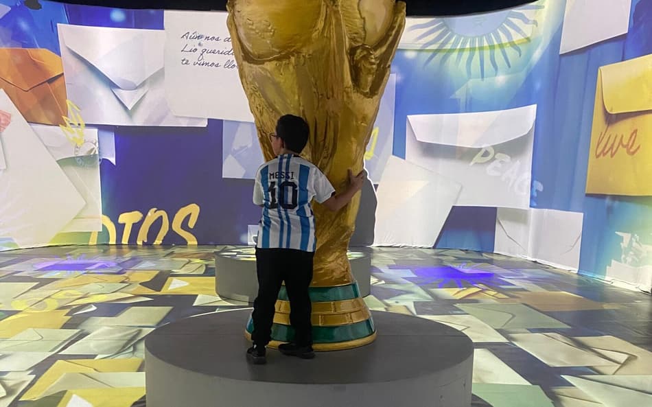 The Messi Experience em São Paulo. (Foto: Giselly Corrêa/Lance!)