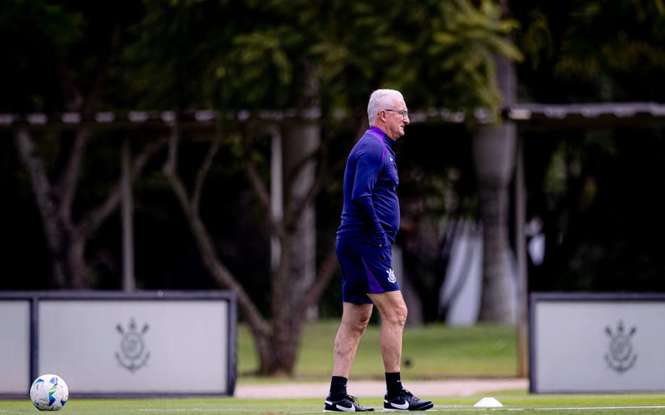 Dorival Júnior no treino do Corinthians (Foto: Rodrigo Coca/Agência Corinthians)