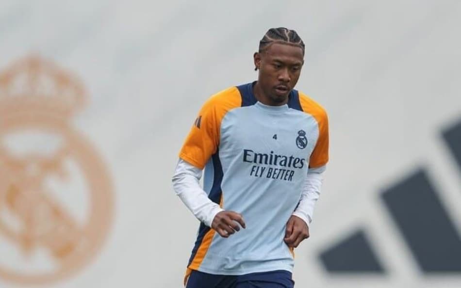 David Alaba, zagueiro do Real Madrid, está em fase de transição para o retorno aos gramados (Foto: Reprodução/Instagram)