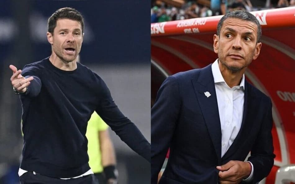 Xabi Alonso e Jaime Lozano - Real Madrid x Pachuca
