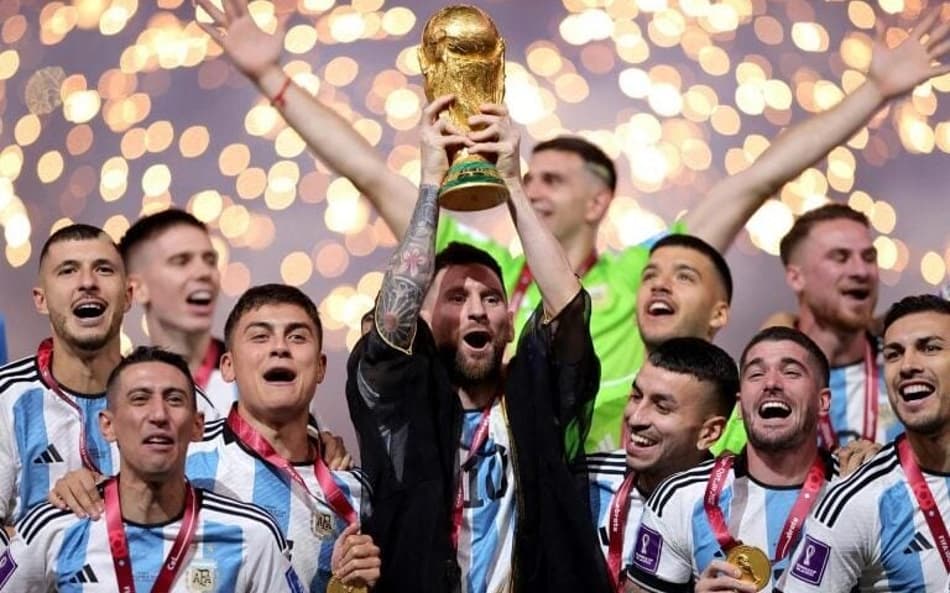 Argentina faturou R$ 222 milhões pelo título da Copa do Mundo do Catar