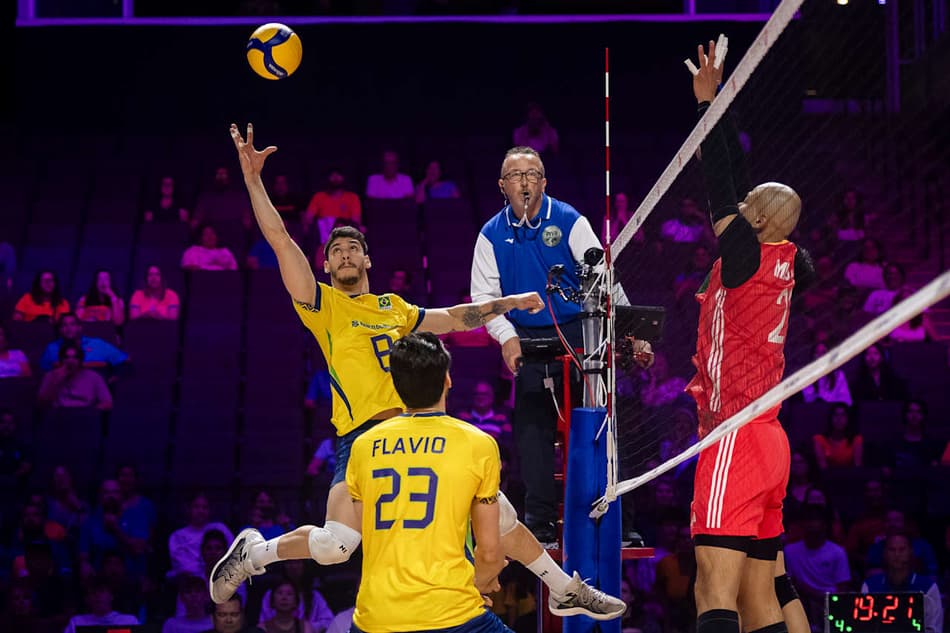 BRASIL X CHINA VNL MASCULINA
