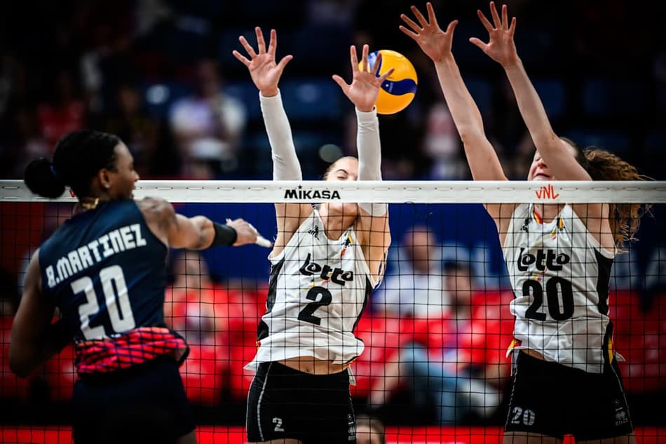 Bélgica e República Dominicana na segunda semana da VNL (Foto: Divulgação / VNL)