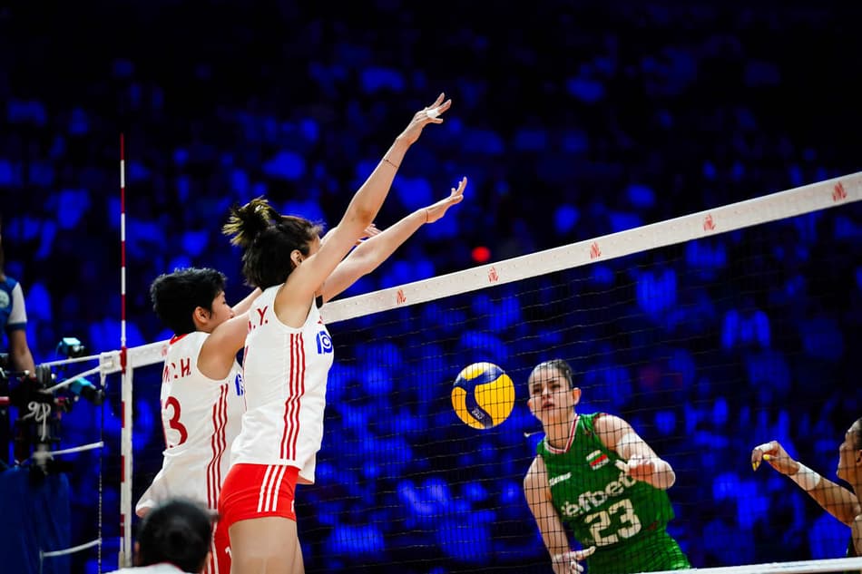 Bulgária e China na segunda semana da VNL (Foto: Divulgação / VNL)