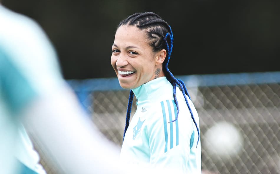 Byanca Brasil está lesionado e desfalca o Cruzeiro. (foto: Gustavo Martins/Cruzeiro)