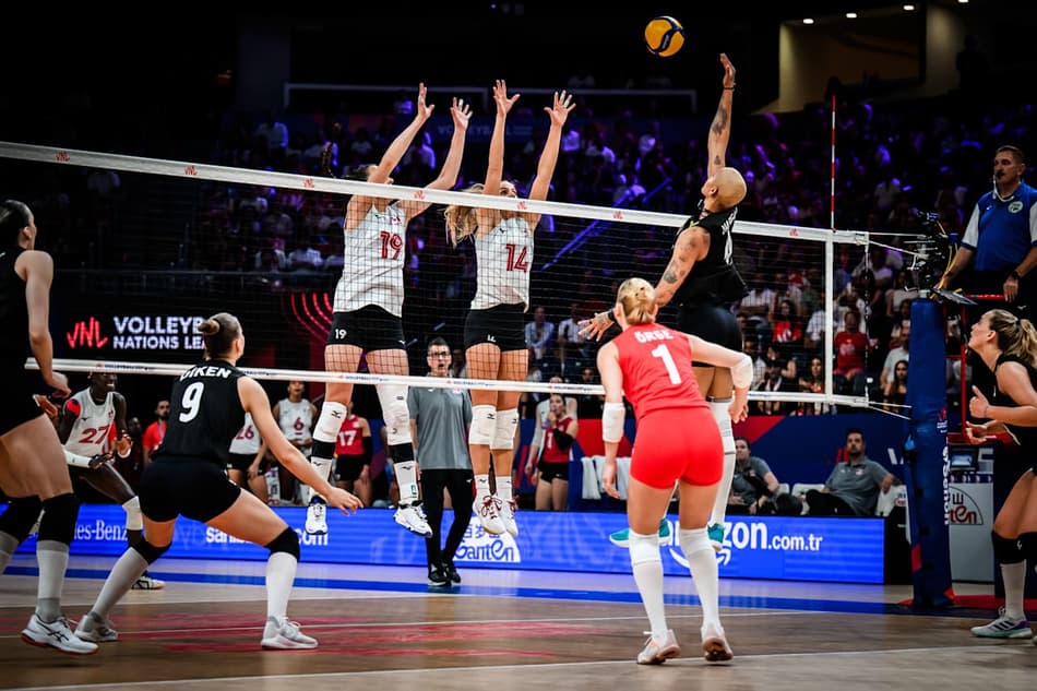 Canadá e Turquia na segunda semana da VNL (Foto: Divulgação / VNL)