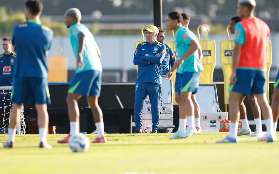 Carlo Ancelotti finalmente fará sua estreia à frente da Seleção Brasileira