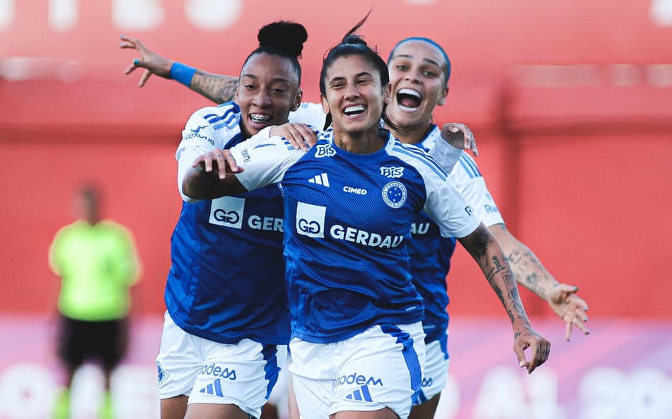 Cruzeiro segue invicto no Brasileirão feminino 2025. (Foto: Gustavo Martins/ Cruzeiro)