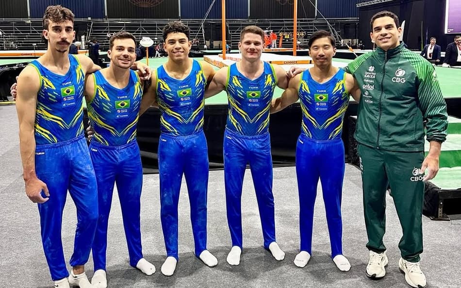 Pan de Ginástica: seleção masculina fica fora do pódio por equipes