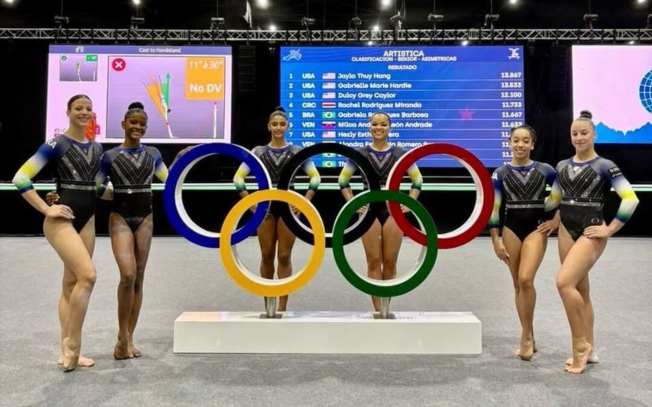 De volta à seleção, Thaís Fidélis lidera Brasil na estreia do Pan de Ginástica