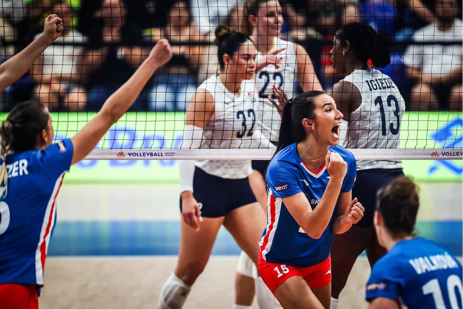 VNL: confira fotos de EUA e Tchéquia