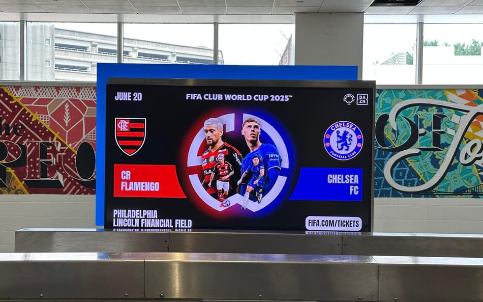 Filadélfia, que receberá jogos do Flamengo no Mundial, já entra no clima da competição
