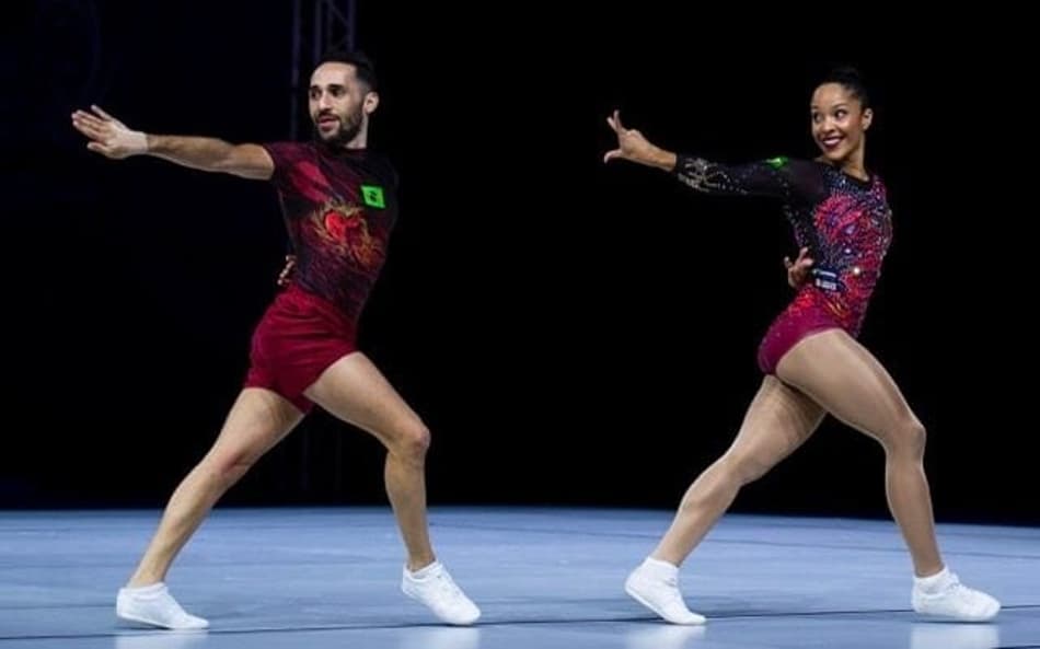 Competição de Ginástica Aeróbica (Foto: Divulgação / CBG)