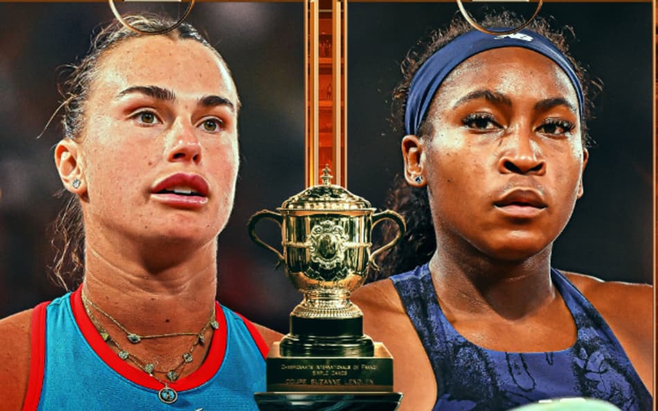 Sabalenka e Gauff decidem o título de Roland Garros