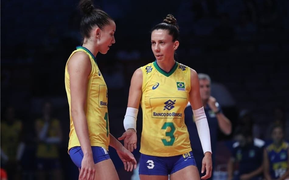 Macris e Gabi em ação