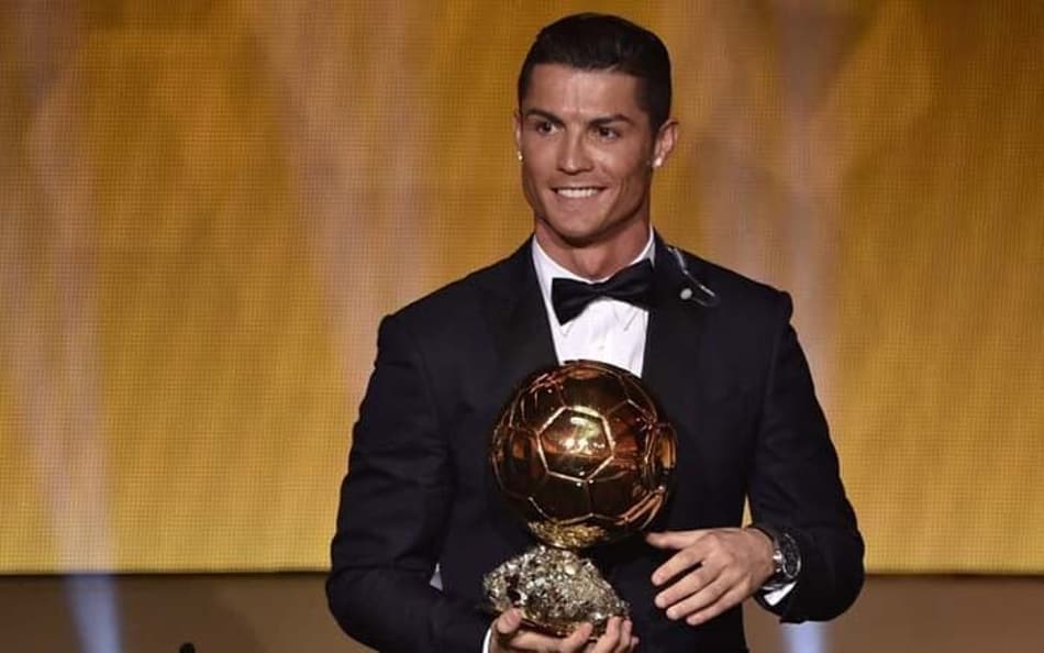 Em 2014, Cristiano Ronaldo ganhou pela 3ª vez a Bola de Ouro como melhor do mundo