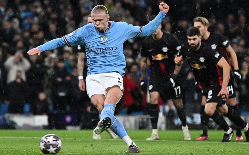 Manchester City x RB Leipzig - Haaland