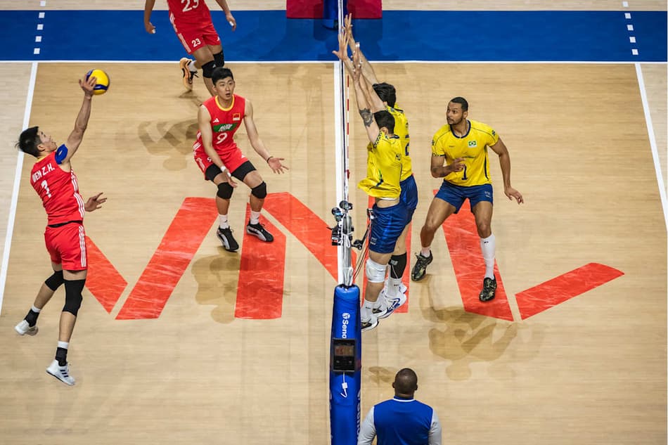 BRASIL X CHINA VNL MASCULINA